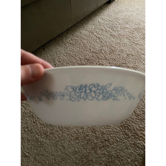 8.5” Corelle by Corning Serving Vegetable Bowl Morning Blue or Morningsong - Picture 1 of 6